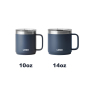 Tasse empilable vert menthe 10 oz/14 oz avec couvercle coulissant magnétique sans transpiration sans BPA bleu marine rouge