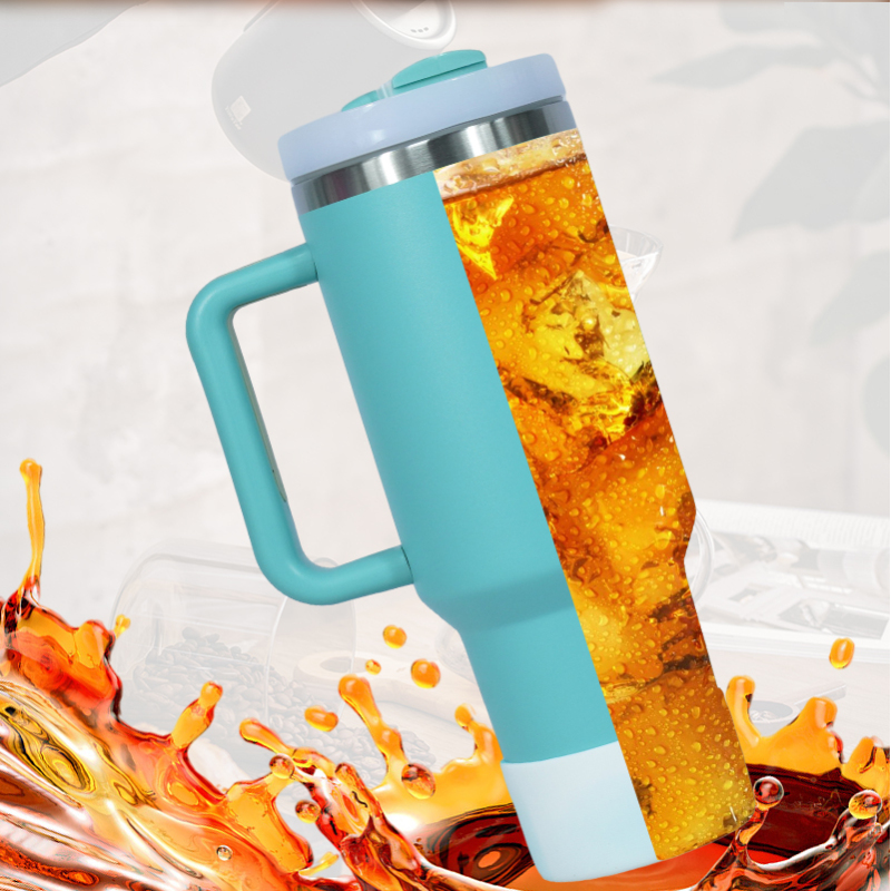 YEDI Most Popular Colors 40 oz H2.0 Tumbler Insulated 304 Stainless Steel Thermos Bottle Double Wall Spill Proof Travel Mug