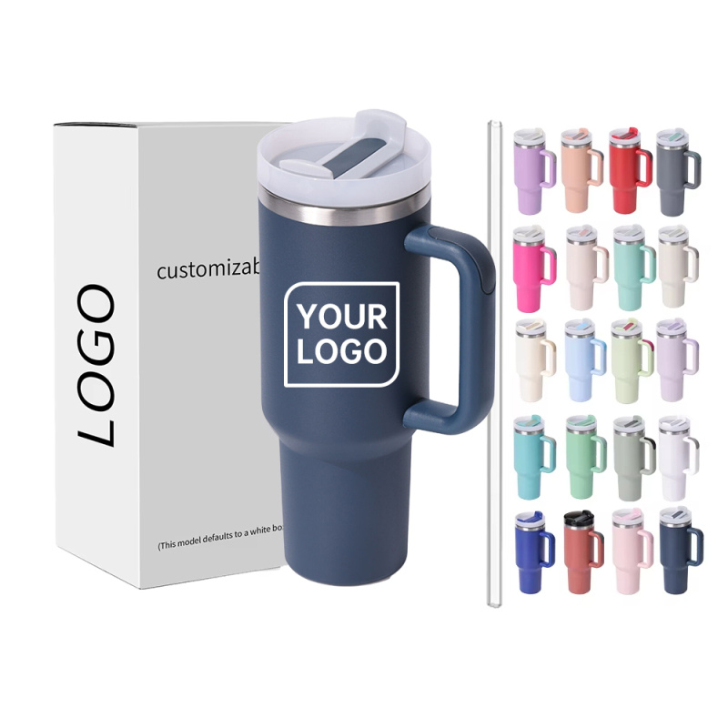 YEDI Most Popular Colors 40 oz H2.0 Tumbler Insulated 304 Stainless Steel Thermos Bottle Double Wall Spill Proof Travel Mug