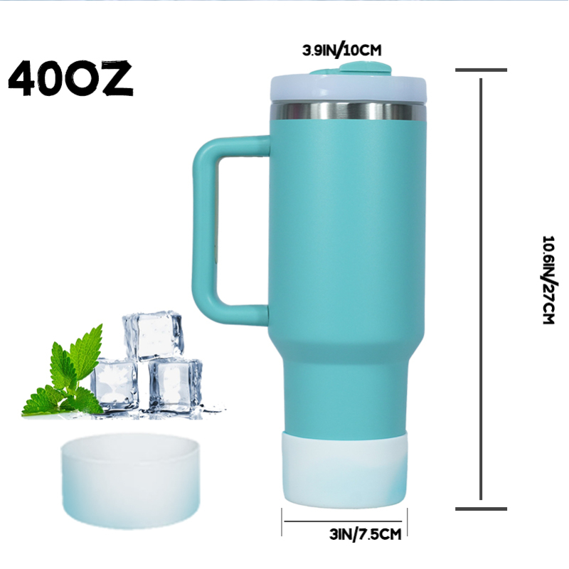 YEDI Most Popular Colors 40 oz H2.0 Tumbler Insulated 304 Stainless Steel Thermos Bottle Double Wall Spill Proof Travel Mug