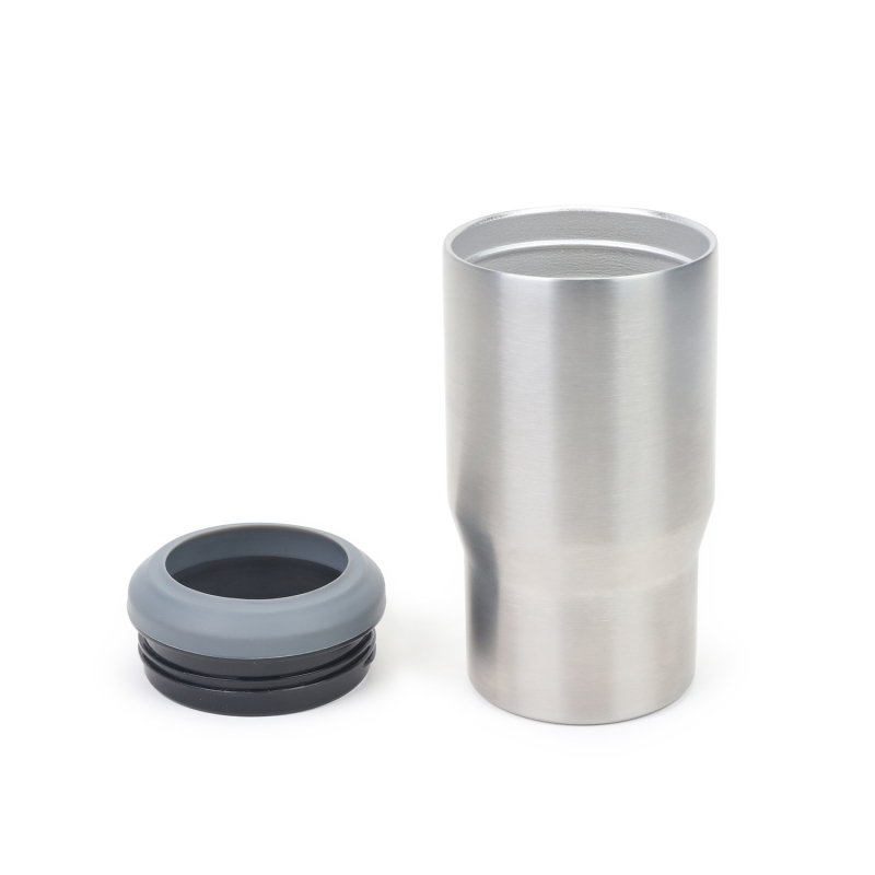 YEDI 14oz Custom Logo Double Wall Vacuum Insulated Stainless Steel 4 in 1 Can Cooler With Opener