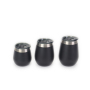 YEDE 12oz 18/8 Stainless Steel Double-Wall Wine Tumbler for Mugs with Durable Silicone Base and Convenient Slider Lid