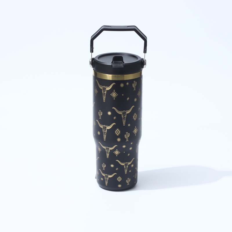 YEDI 30 oz Stainless Steel Double Wall Travel Mug Wholesalers Tumbler with Flip Straw for Hot Drinks Customizable Logo
