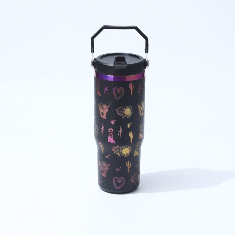 YEDI 30 oz Stainless Steel Double Wall Travel Mug Wholesalers Tumbler with Flip Straw for Hot Drinks Customizable Logo
