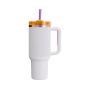 YEDI 40 oz H2.0 Tumbler 304 Stainless Steel Travel Mug with Straw and Lid Double Wall Vacuum Reusable Insulated Sports Mugs