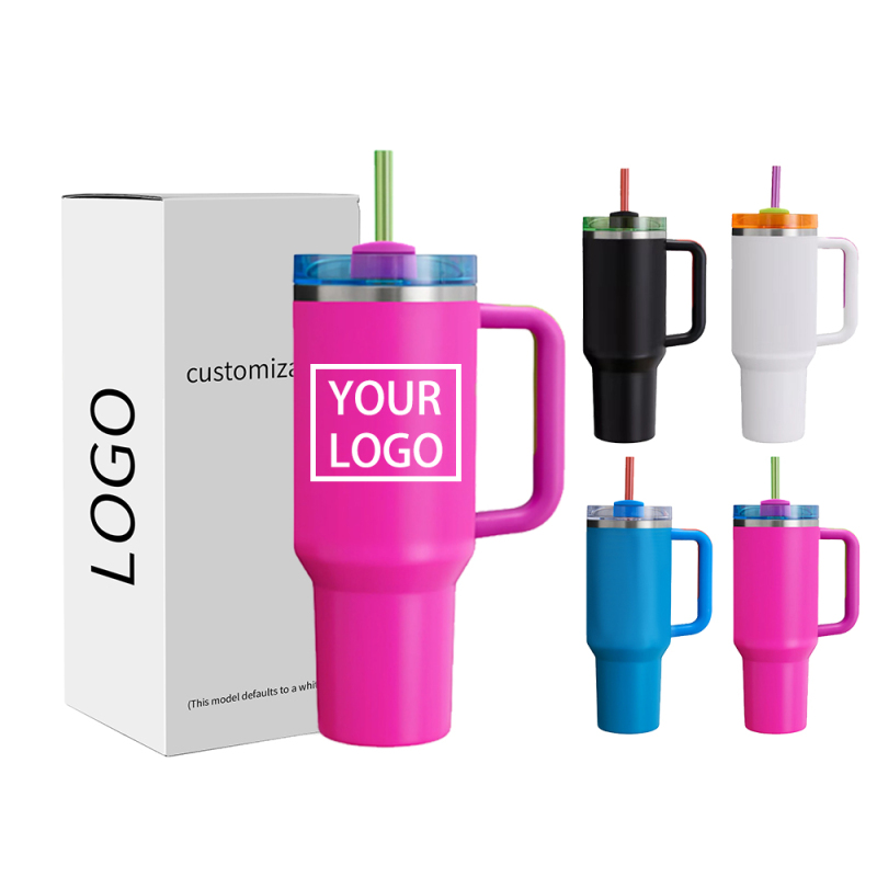 YEDI 40 oz H2.0 Tumbler 304 Stainless Steel Travel Mug with Straw and Lid Double Wall Vacuum Reusable Insulated Sports Mugs
