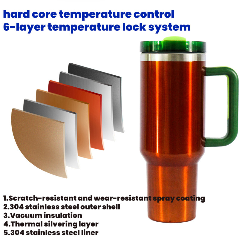 YEDI Vacuum Travel Mug Double Wall Stainless Steel Top Sales 40oz CLASSIC Ceramic Coffee Mugs Mug Cup American Style