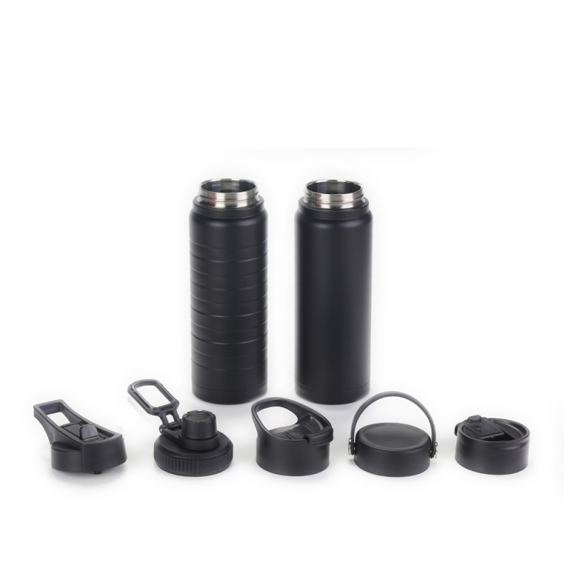 Bouteille d'eau de sport YEDI 24 oz en acier inoxydable sans BPA, isolée sous vide, avec performance thermique élevée pour les voyages et le camping