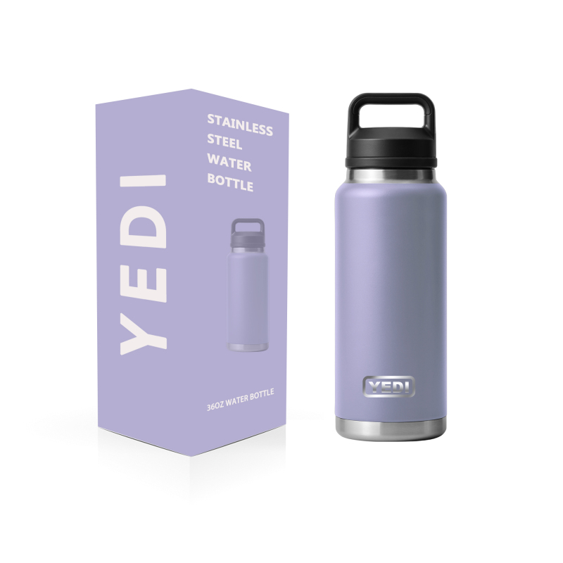 YEDI Hot Selling Wholesale Bulk Custom Color Stainless Steel Vacuum Fitness Sport Water Bottle with Straw Lid