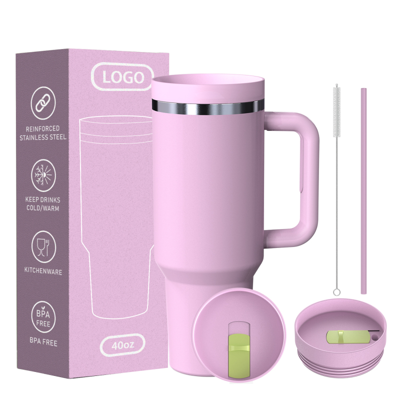 100% for Leak Proof Insulated Tumbler Handle Straw Square Vacuum Gifts for Women's Christmas Birthday Valentine's Day Travel Use