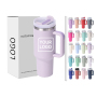 YEDI New Arrivals Custom Logo 40 OZ Powder Coated Beer Mug Thermal Travel Tumblers Stainless Steel 40oz Tumbler With Handle