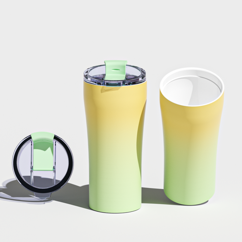 YEDI BPA-Free 18/8 Stainless Steel 12oz Tumbler Premium Mugs with Durable Ceramic Lining for Beverages