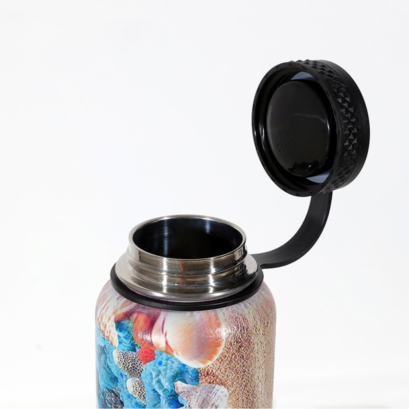 YEDI 32oz Wide-Mouth Double Wall Vacuum Insulated Stainless Steel Water Bottle 5D Printing Product Vacuum Flasks Thermoses