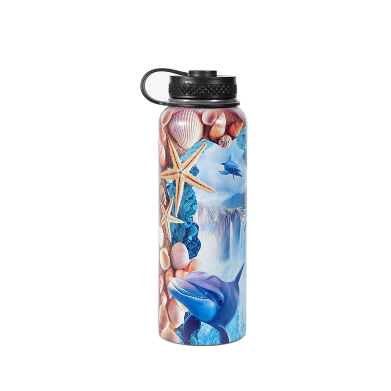 YEDI 32oz Wide-Mouth Double Wall Vacuum Insulated Stainless Steel Water Bottle 5D Printing Product Vacuum Flasks Thermoses