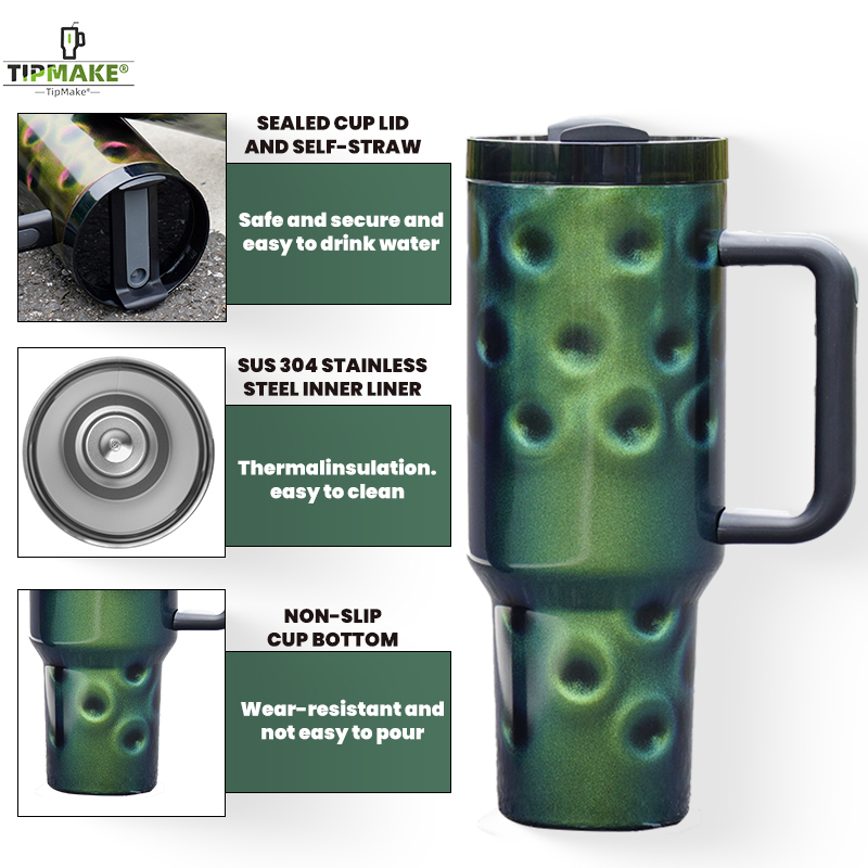 YEDI 40oz  Mug- Double Wall Stainless Steel Vacuum Insulated Travel Coffee Mug  Gift