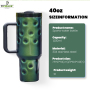 YEDI 40oz  Mug- Double Wall Stainless Steel Vacuum Insulated Travel Coffee Mug  Gift
