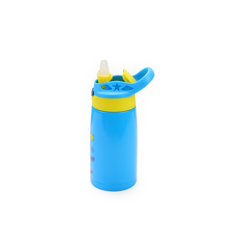 YEDI 350ml Custom logo Kids Stainless Steel Water Bottle  Vacuum Insulated Flask with Straw