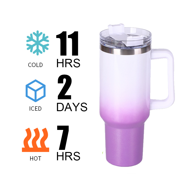 YEDI Travel Coffee Mug Double Wall Tumbler Modern Mug Cup Stainless Steel New CLASSIC Big Capacity Office Christmas Gift 40oz