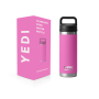 YEDI Customized Tropical Pink Shaker Water Bottle BPA-Free Sport with Custom Print Logo for Camping Promotion