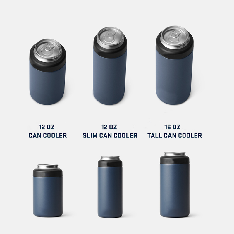 YEDI 12oz Dosenkühler-Isolator für Standardgröße 16oz doppelwandiger Dosenhalter aus Edelstahl, vakuumisolierter Dosenform-Kühler