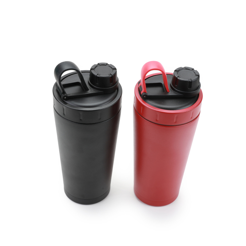 YEDI 600ML Double Wall Insulated Stainless Steel Sports Protein Shaker Bottle BPA Free Customized Logo Gym Drink Cup
