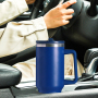 40 oz H2.0 Stick Diamond Tumbler with Handle Stainless Steel Travel Tumbler Reusable Vacuum Insulated Cup Travel  Mug