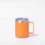 YEDI 12oz Cream Tumbler With Handle Stainless Steel Vacuum Insulated Travel Mug with Splash-Proof Lid Metal Straw and Brush