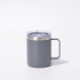 YEDI 12oz Cream Tumbler With Handle Stainless Steel Vacuum Insulated Travel Mug with Splash-Proof Lid Metal Straw and Brush
