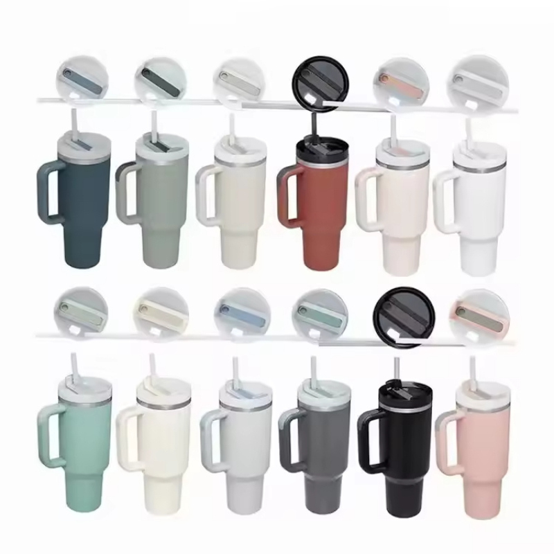 YEDI Wholesale H1.0 40oz Stainless Steel Double Wall Insulated Vacuum Tumbler Travel Mug with Handle