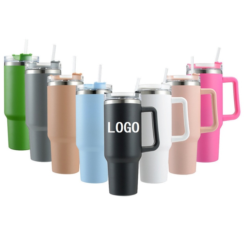 YEDI Wholesale H1.0 40oz Stainless Steel Double Wall Insulated Vacuum Tumbler Travel Mug with Handle