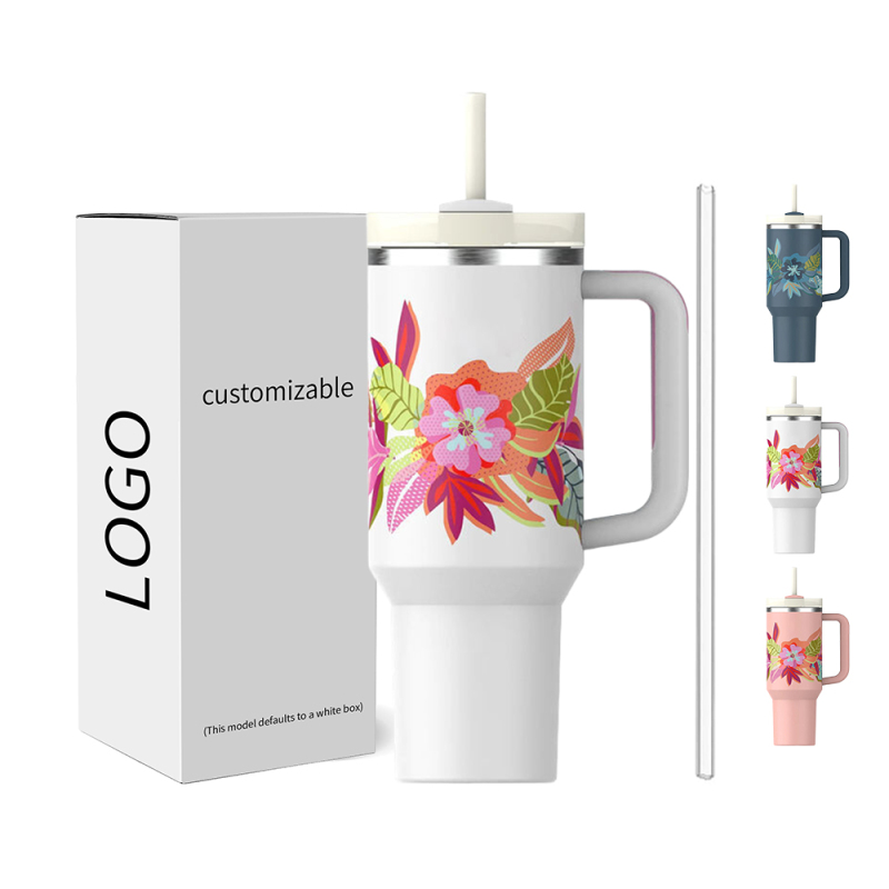 YEDI 40 oz the MOTHER IS DAY H2.0 TUMBLER 304 Stainless Steel Travel Mug with Straw and Lid Double Wall Vacuum