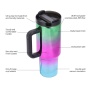 Tumblers Wholesale Bulk Custom Coffee Mug Stainless Steel Tumbler 40oz Outdoor Drinking Cup 40 oz Tumbler With Handle and Straw