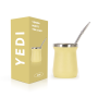 YEDI Stainless Steel Double Wall Vacuum Insulated 6oz Tumbler Yerba Mate Cup with Bombilla 6oz Orange