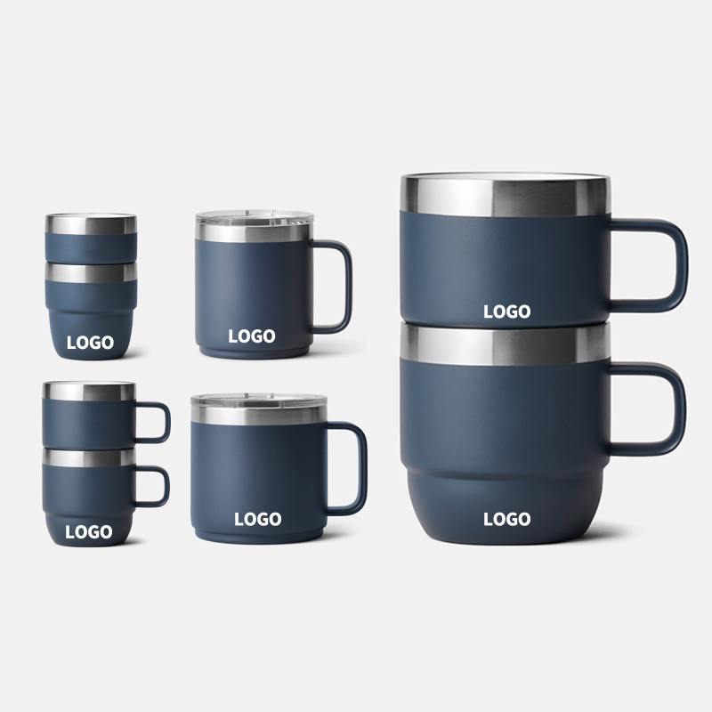 Wholesale Custom Stainless Steel Vaccum Tumbler with Handle Coffee Mugs Cups Thermos Custom logo  30oz 40oz Magnetic Lids