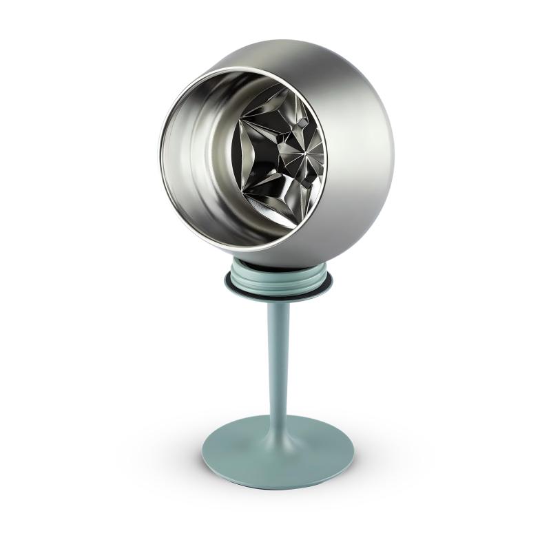 304 Stainless Steel Vintage Wine Goblet Unbreakable Single Wall Long Stem Wine Glasses Tumbler Cup with Custom logo