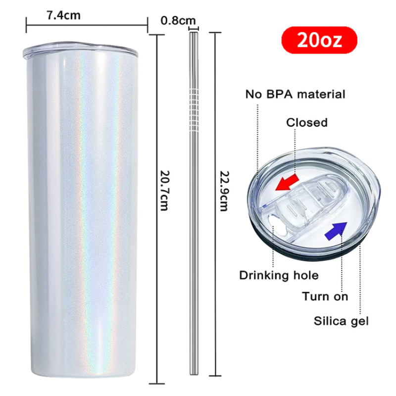 Hot Sale 20 oz Cocktail Shakers Bottle Double Wall Stainless Steel Insulated Tumblers Wine Shaker Water Bottle Bar Tools