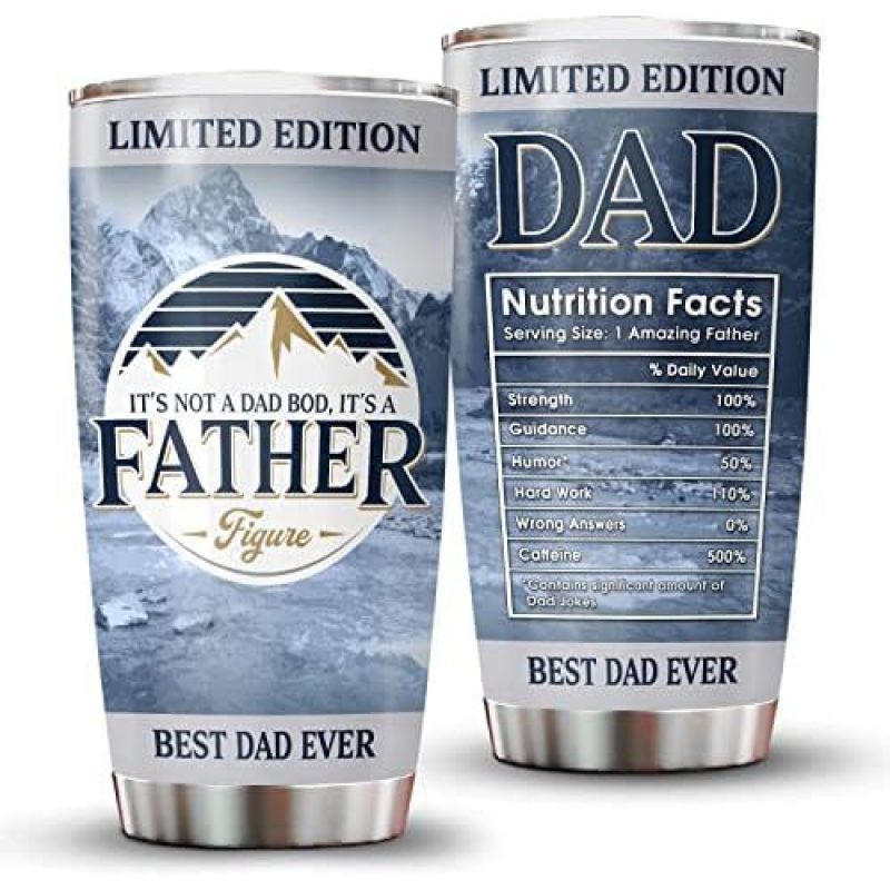 YEDI Men Gifts for Fathers Day Birthday Christmas Dad Light Tumbler with Lid 20 oz Stainless Steel Vacuum Insulated Coffee Mug