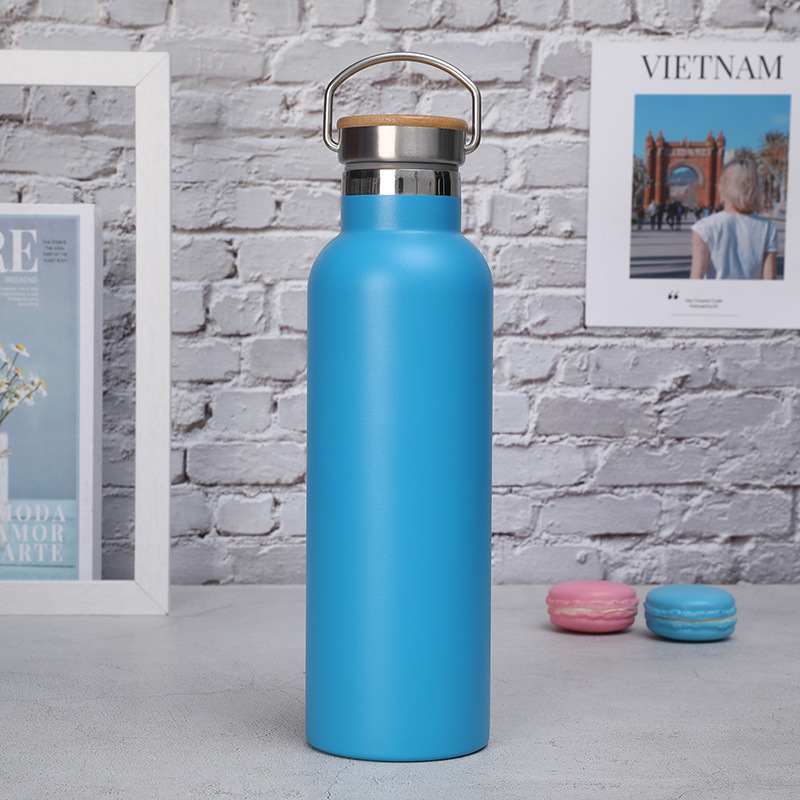 YEDI Custom logo 500ml 1000ml Eco-Friendly Double Wall Vacuum Insulated Stainless Steel Water Bottle Outdoor Kettle with Lid