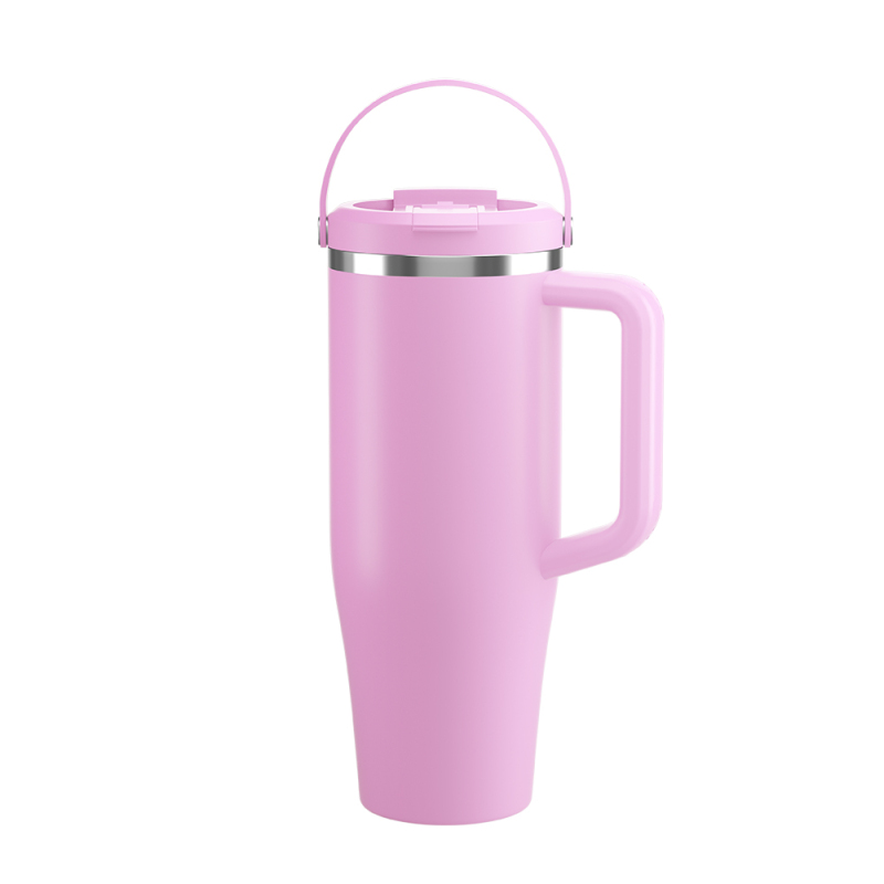 YEDI 100% Leakproof 40oz Double Wall Insulated Tumbler with Removable Spout Lid Straw Customizable Logo 40oz Tumbler with Handle