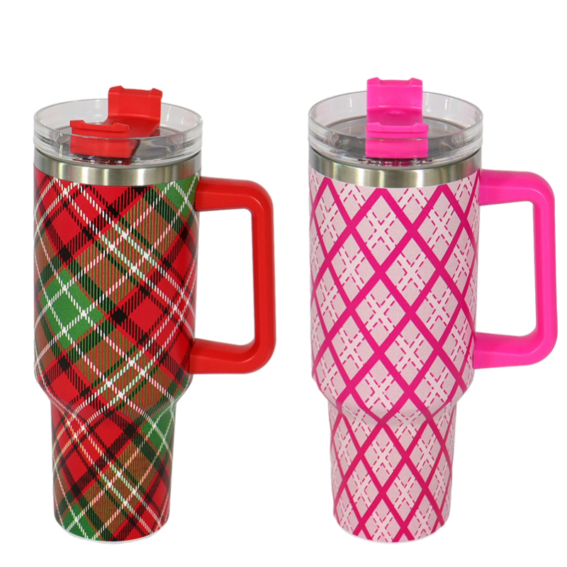YEDI Best Seller 40oz Double Wall Stainless Steel Vacuum Travel Mug Handle and Lids Top Sales Drink Cup