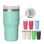 Insulated Stainless Steel Tumbler 20oz  Coffee Tumbler Double Wall Vacuum Travel Coffee Mug With Durasip Ceramic Lining