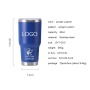 Most Popular Custom Logo Leak Proof 30 oz Powder Coating Car Tumbler 18/8 Stainless Steel Wine Beer Travel Cofffe Mug Gifts