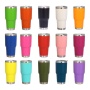 Most Popular Custom Logo Leak Proof 30 oz Powder Coating Car Tumbler 18/8 Stainless Steel Wine Beer Travel Cofffe Mug Gifts