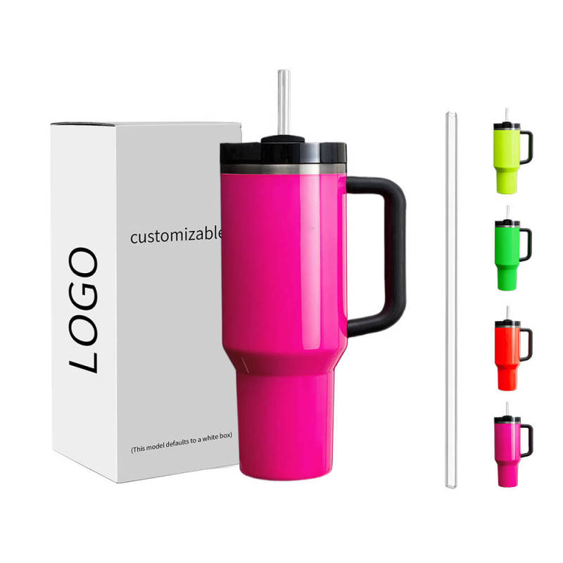 Most Popular 40 oz Double Layer Stainless Steel Party Mug New Bright Neon Light Color 40 oz Vacuum Insulation Outdoor New Most