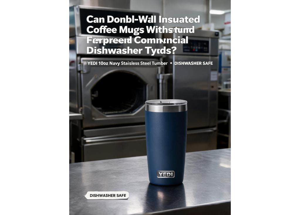 Can double-wall insulated coffee mugs withstand frequent commercial dishwasher cycles?