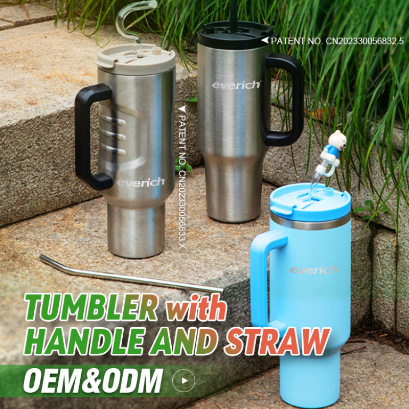 2024 Best Seller Good Shape Fit in Car Stainless Steel Double Wall Insulated Vacuum Flask