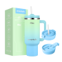2024 Best Seller Good Shape Fit in Car Stainless Steel Double Wall Insulated Vacuum Flask