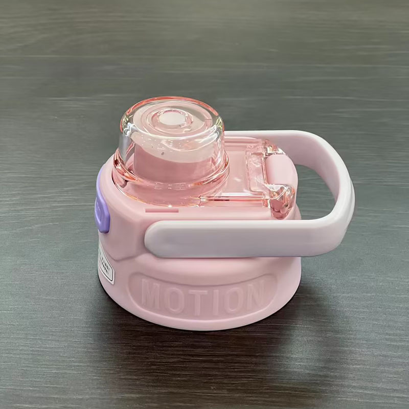 Custom 304 Stainless Steel 600ml Bouncing with Straw Portable Outdoor Sports Camping Mug