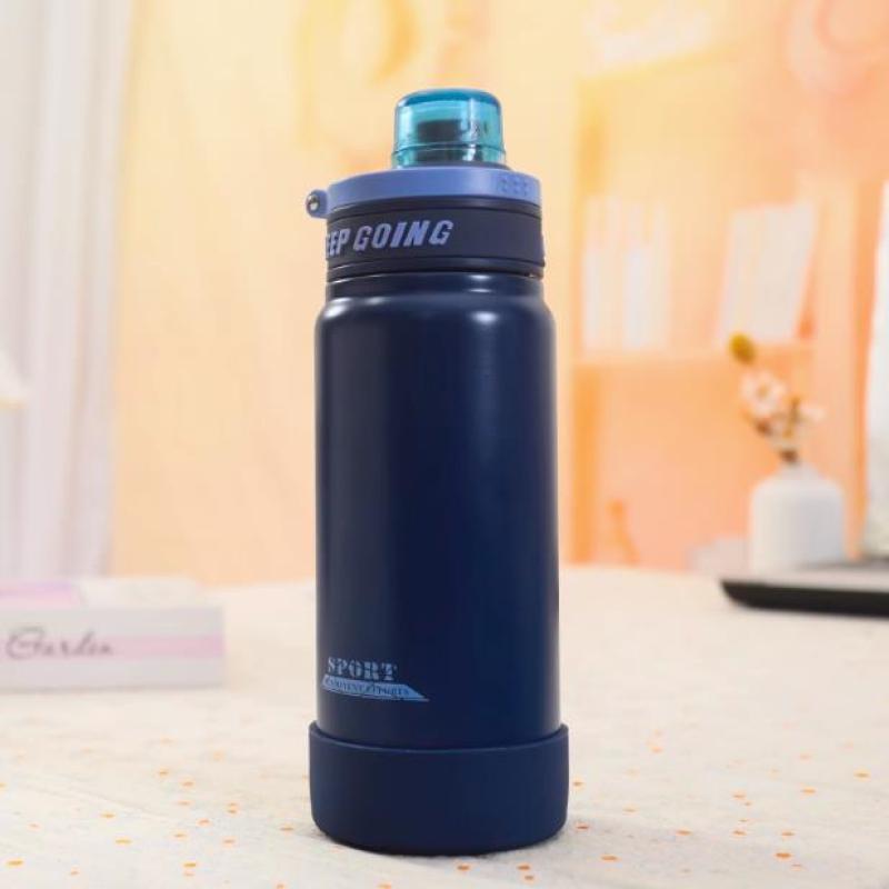 Stainless steel insulated cup portable outdoor sports kettle large capacity space direct drinking water bottle