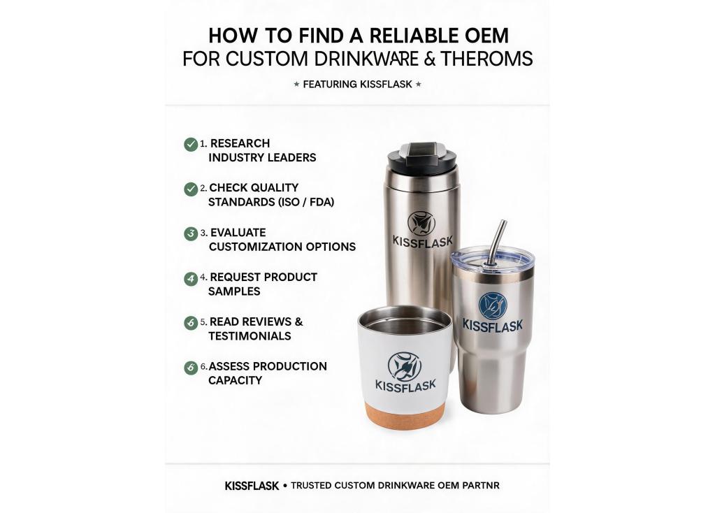 How to find a reliable OEM manufacturer for custom drinkware and thermos products?